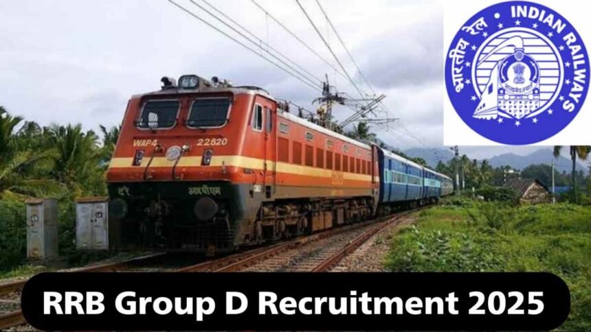 RRB Group D Recruitment 2025 Apply Online 32438 Vacancies